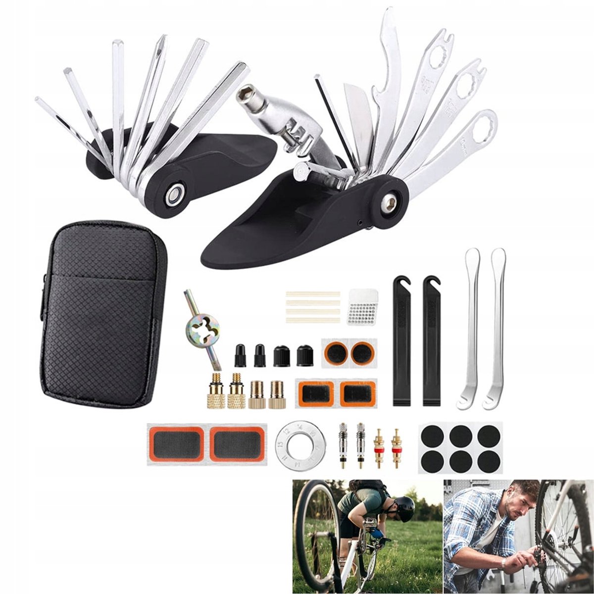 Multifunctionele Fietsreparatieset 17-in-1