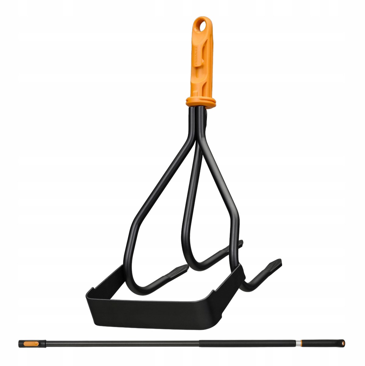 Fiskars OneClick Kultywator & Motykagewas met Telescoopstaal (119-174cm)