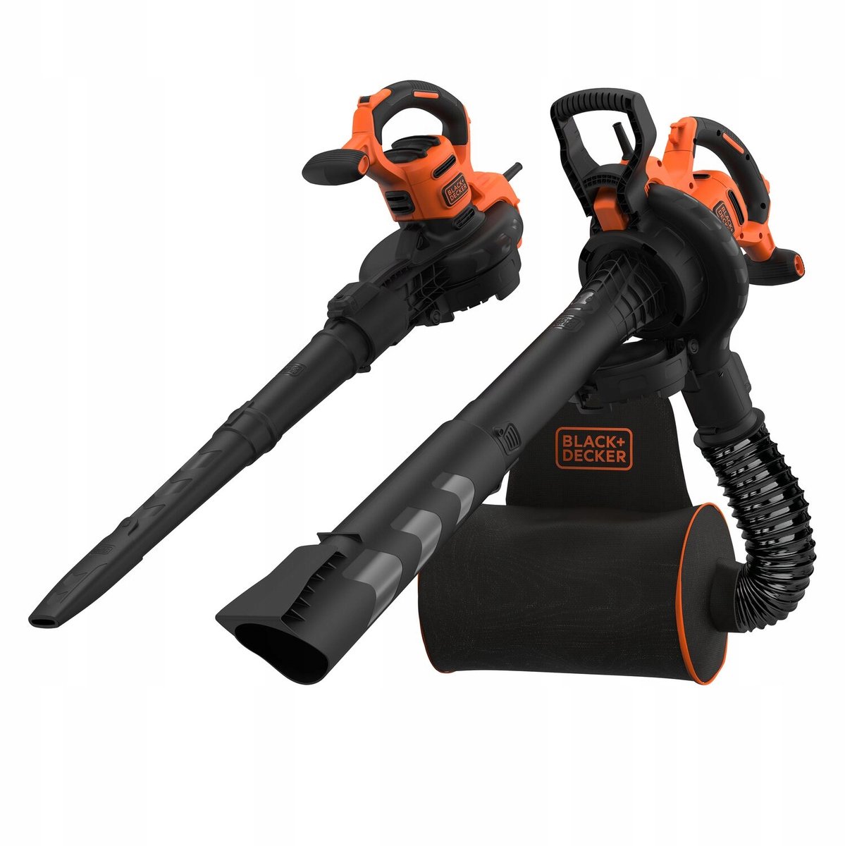 Black+Decker 3-in-1 Bladblazer, stofzuiger & bladblazer 3000W