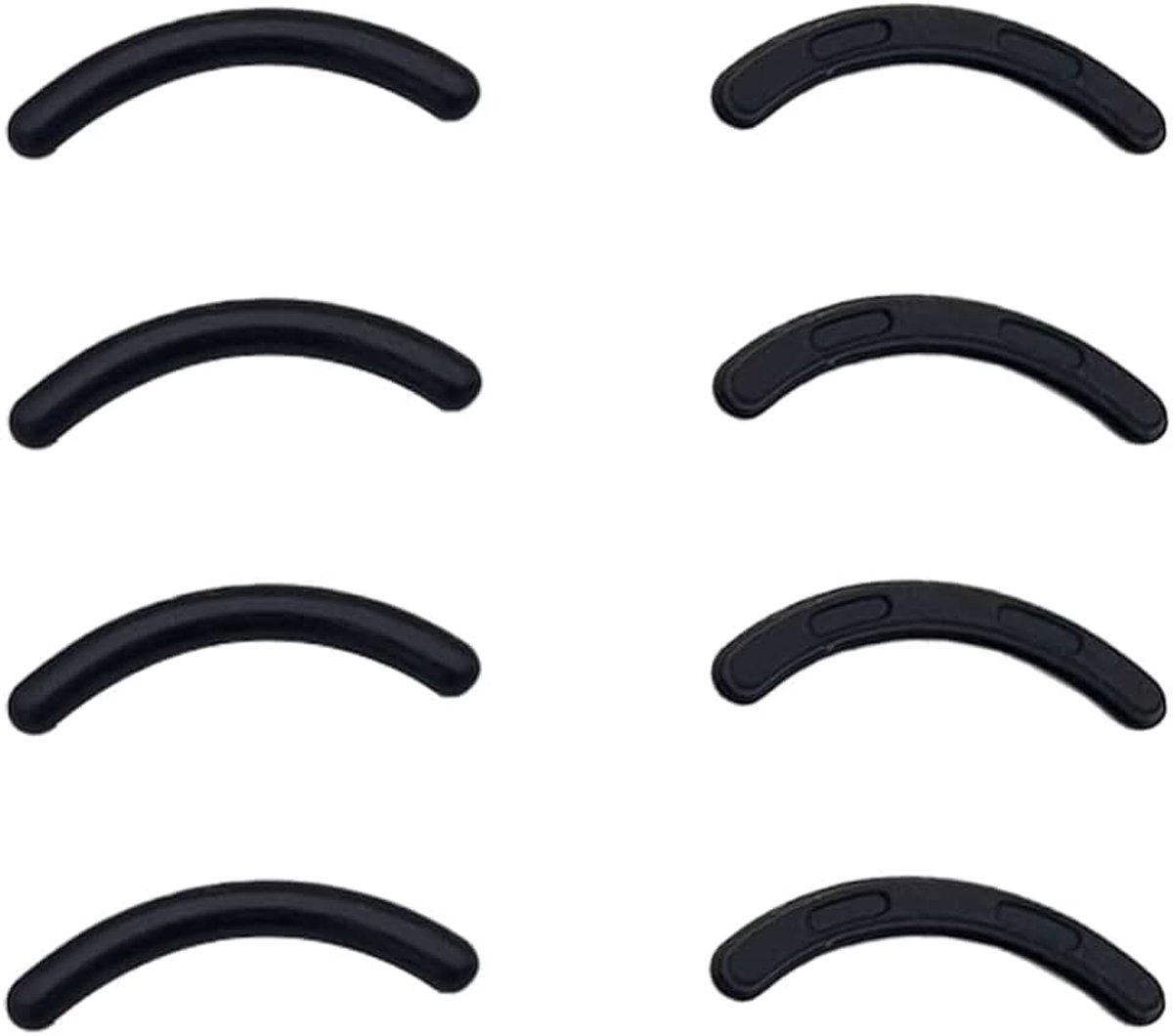 Wimperkreultang Pads, 8 Stuks Vervangingspads, Siliconen