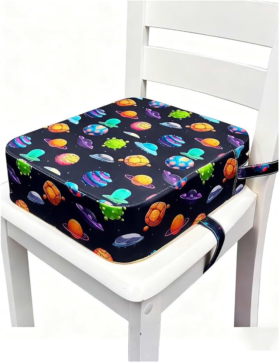 Kinderzitverhoging, traagschuim voor kinderen, hoge dichtheid traagschuim (universum, 32 x 36 x 9 cm)