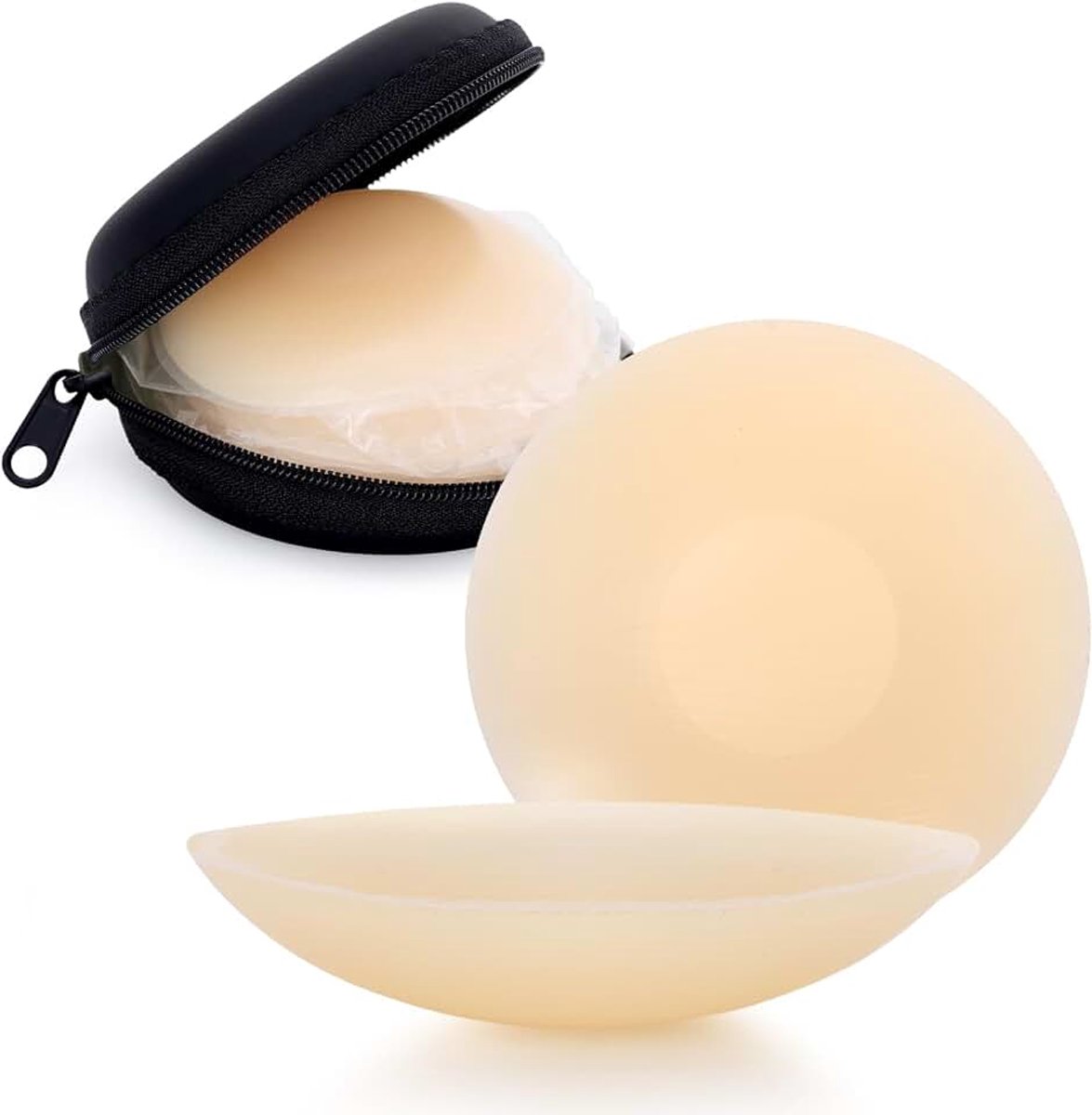 5 paar siliconen tepelcovers, zelfklevende herbruikbare tepelpads voor dames