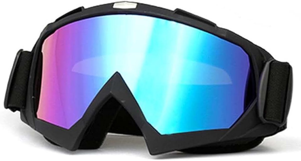 Motorcrossbril UV-beschermingsbril met dubbele lens Schuimvulling Anticondens Skibril voor buitenactiviteiten Skiën Fietsen Snowboarden Wandelen Oogbescherming Unisex -2