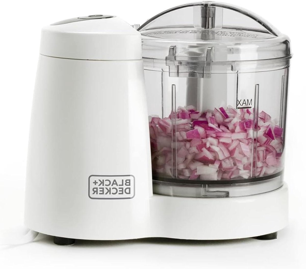 Elektrische Hakker - Keukenmachine Mini - Snel Ingrediënten Snijden - Met Pulse Functie - 350 ml Kom - Wit