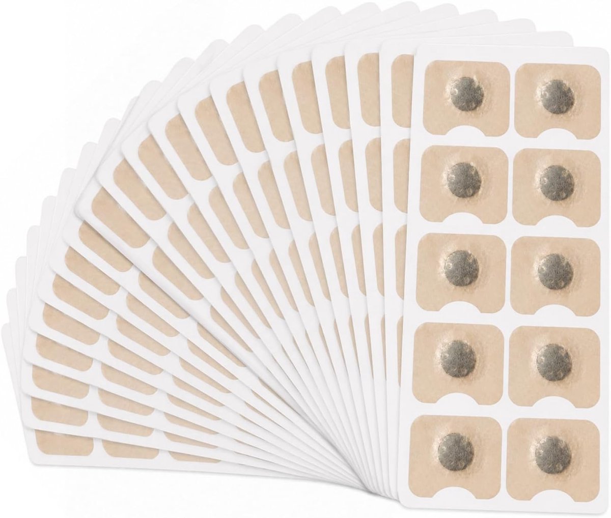 200 stuks nasale pleisters met magneet, huidvriendelijk materiaal, magnetische nasale pleisters, neusmagneet ademen, neusstrips magneet, neusmagneet ademen, tegen snurken, verbetert de ademhaling