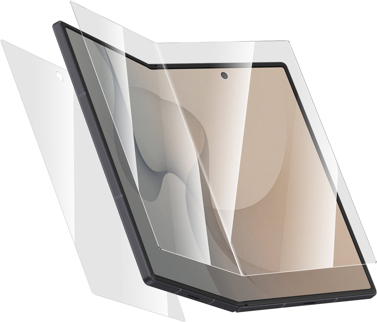 iMak, Volledige Screenprotector Folie Geschikt voor Samsung Galaxy Z Fold 8 Flexibel Krasbestendig, Transparant