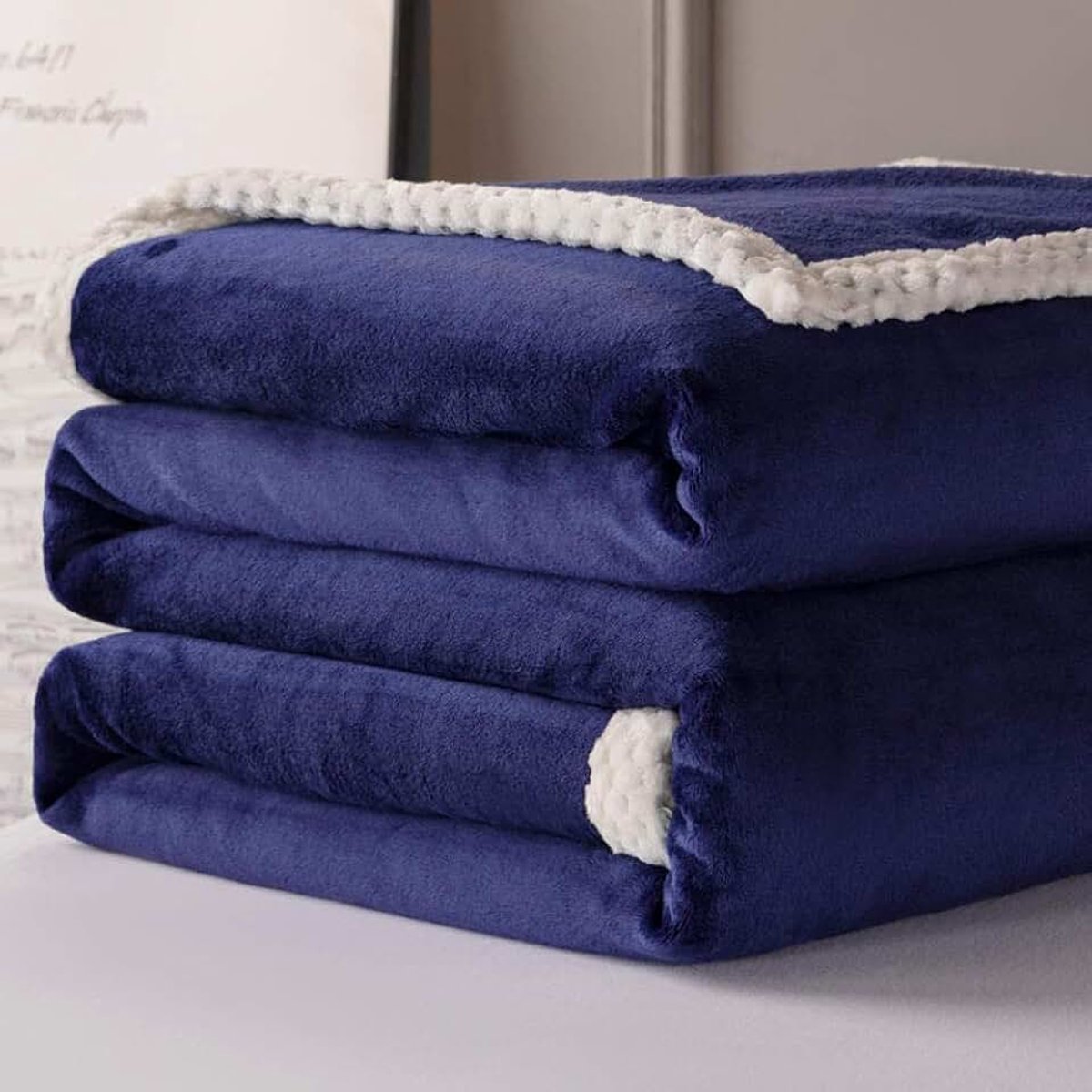 Graden van comfort gewogen deken queen size voor volwassenen - gelijkmatige gewichtsverdeling met premium glaskralen | Warme zware deken voor gebruik door één persoon -6_230cmx245cm