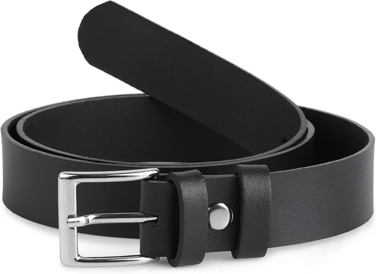 Kinderceintuur Leren Riem Mode Accessoire voor Kinderen en Jongens Riem met Klassieke Gesp 2,5 cm Breed Duurzaam Verstelbaar en Comfortabel K1D5