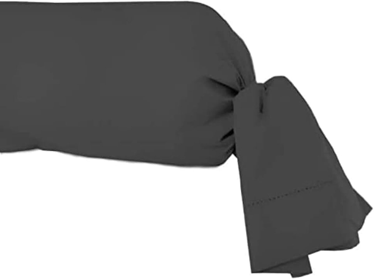 D'Ocre Percal snee van Bolster, Katoen, Antraciet, 85 x 185 cm