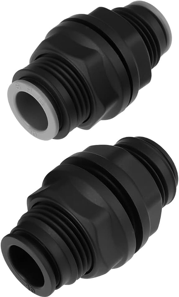 2 Stks 10mm Schot Connector Rechte SPE Quick Connector voor Drukvat Waterpijp