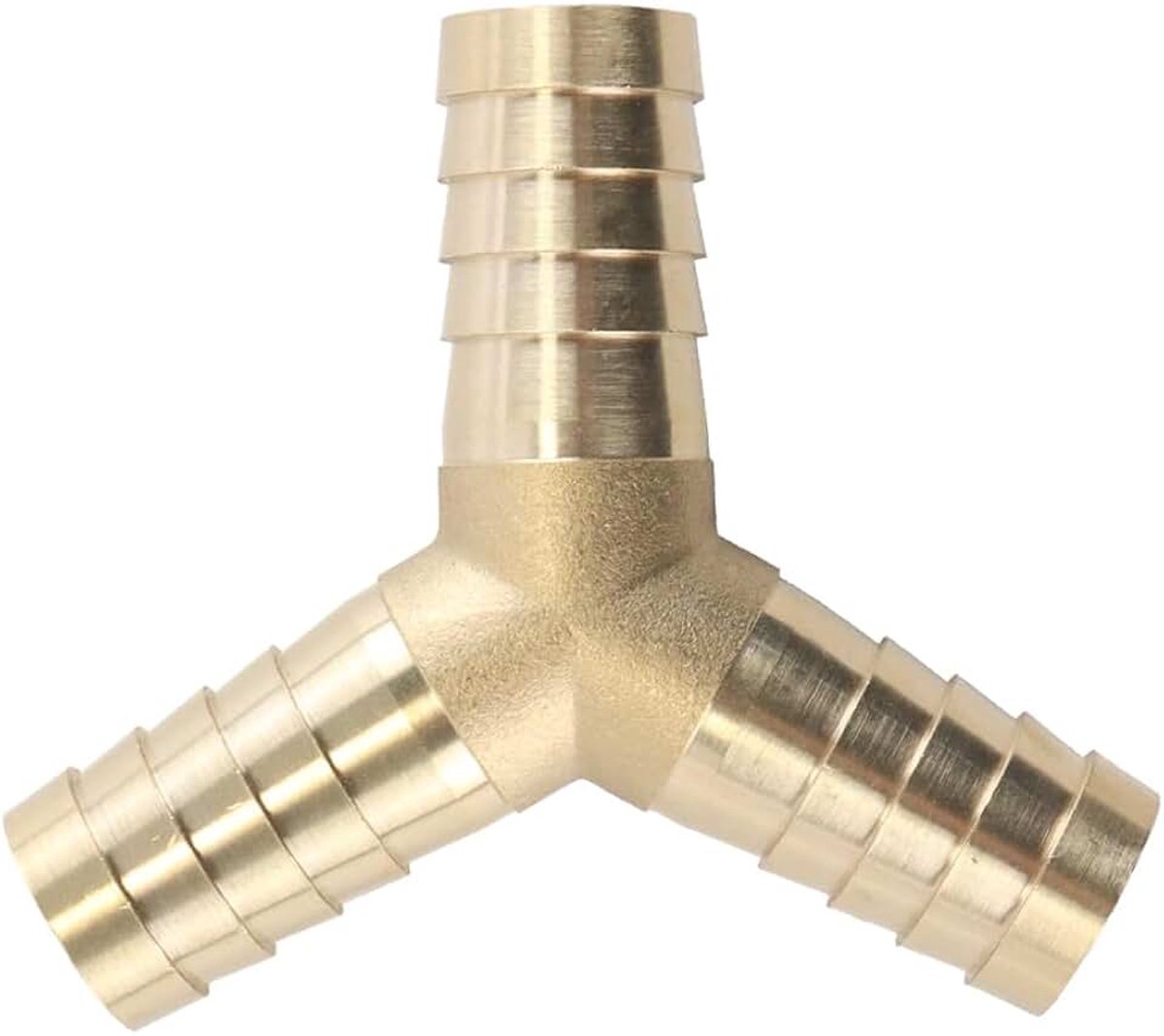 Y-slangaansluiting messing pagodeverbinding, buitendiameter 19 mm, geschikt voor binnendiameter 19 mm slang
