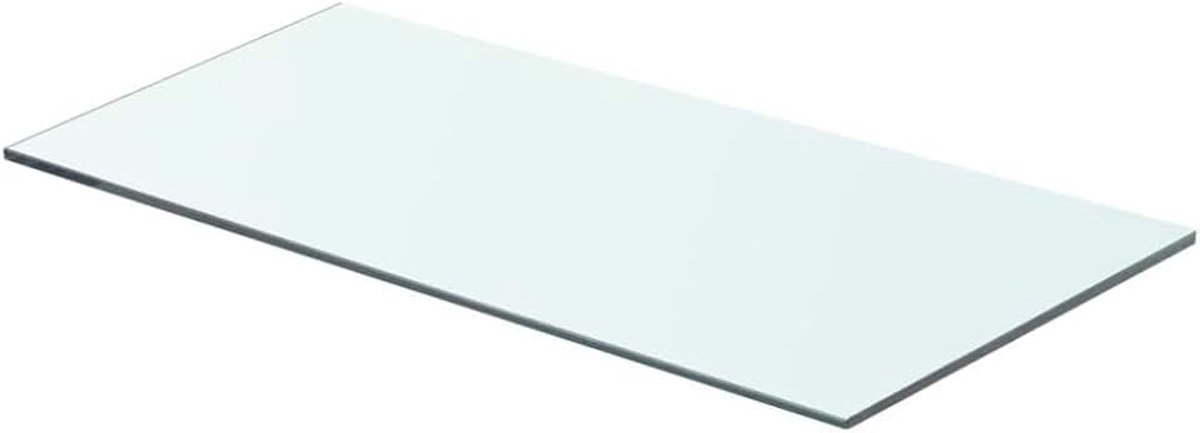 Plank, glazen plank, glasplank, glazen plank, badplank, doucheplank, glazen vloer, wandplank, badkamerrek voor badkamer, glas, transparant, 60 cm x 25 cm