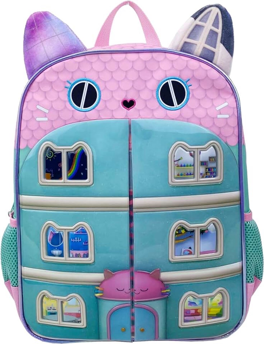 Brands Gabby, rugzak, kinderrugzak, magneetdeksel, kleuterschool, meerkleurig, officieel product, Meerkleurig, Estandar