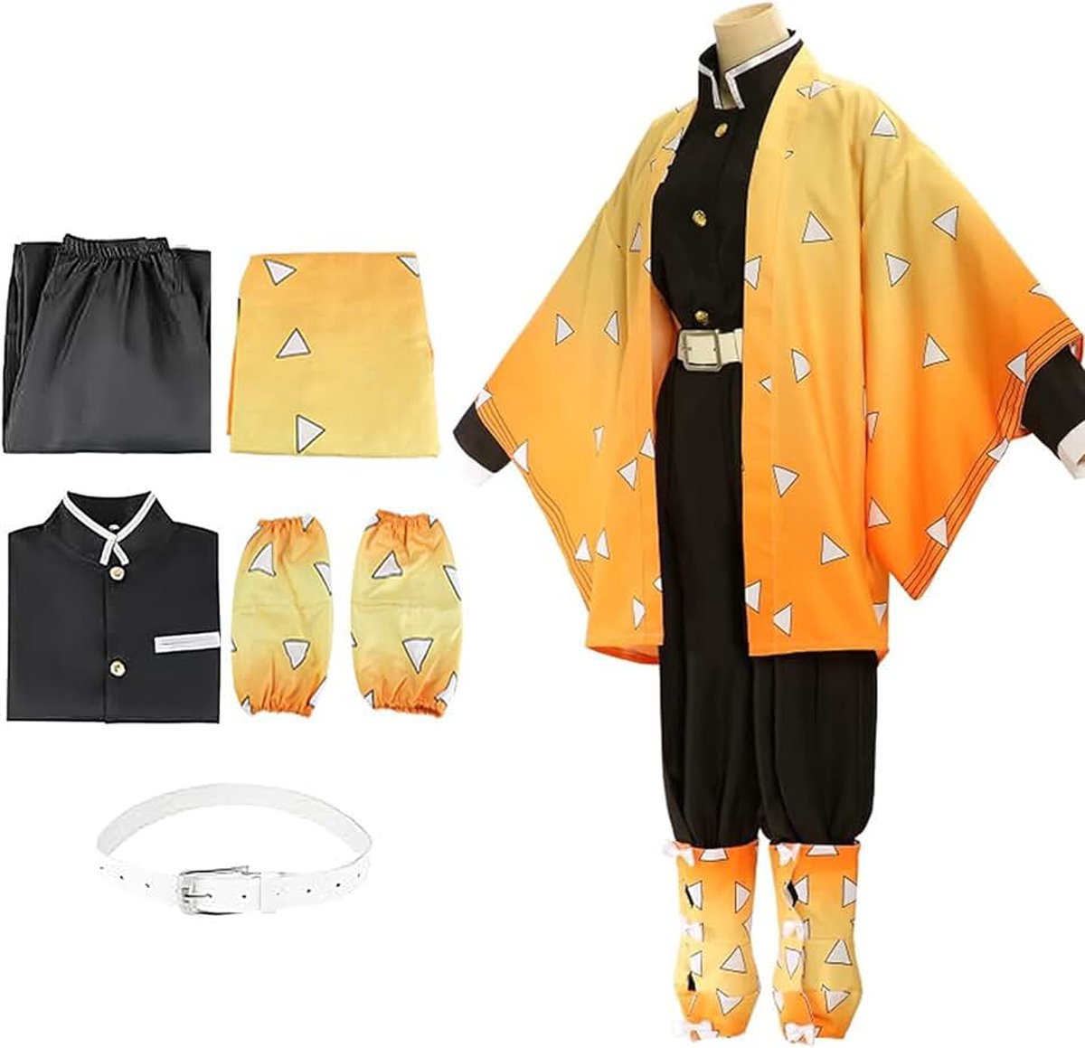Cosplay, kimono carnaval performance outfits, anime-kostuum dames heren meisjes en mantel