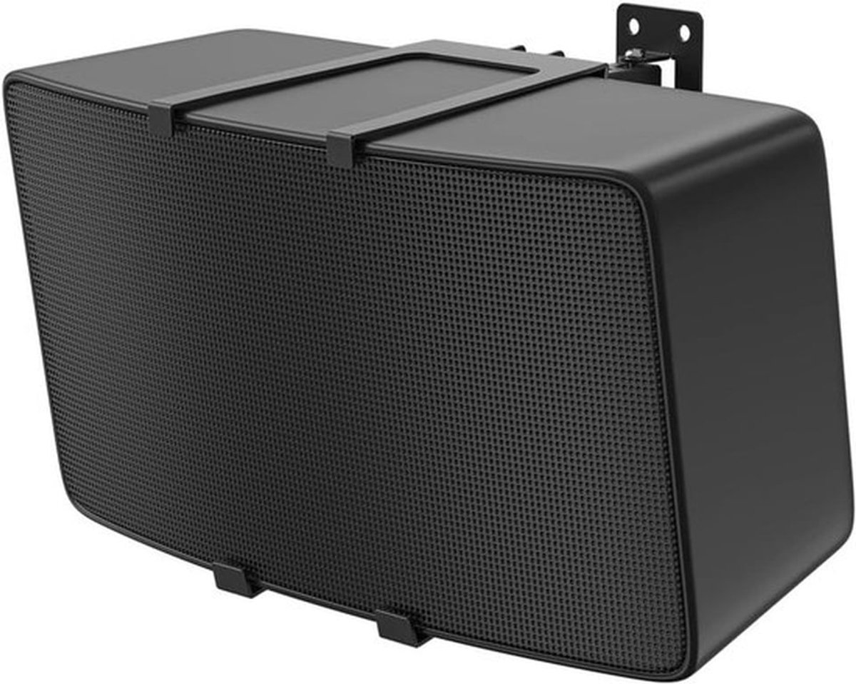 Verstelbare Wandbeugel voor Sonos Five en Play 5 Gen 2 - Tilt & Swivel Bevestiging voor Geluidssystemen, Zwart