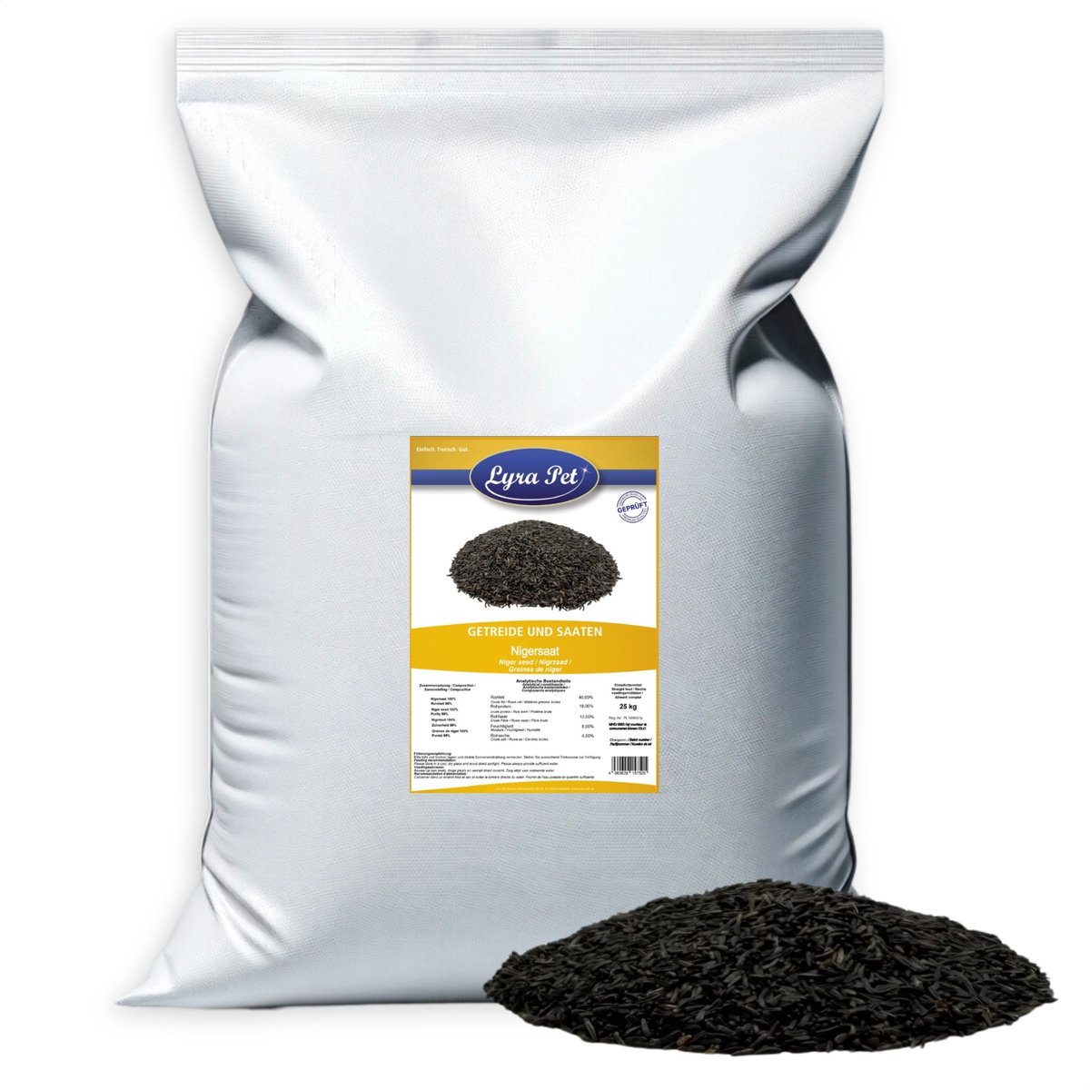 25 kg Lyra Pet® Nigerzaad