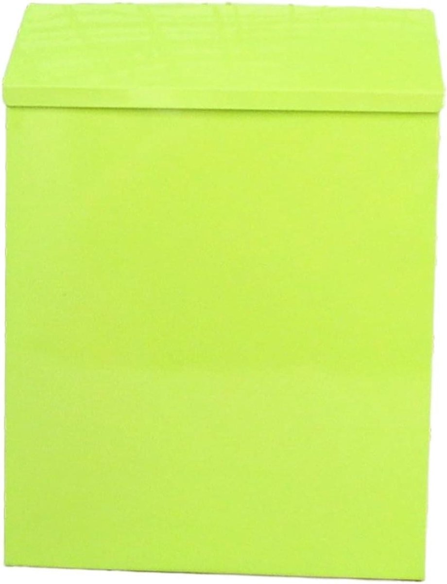 Brievenbus Buiten - Postbus Wandmontage - Veilig Post Ontvangen - Afsluitbaar Met Slot - 30x23x6 cm - Groen
