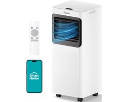 Mobiele airco 12000 BTU met WiFi, stille werking, ontvochtiger, 4-in-1 klimaatregelaar met…