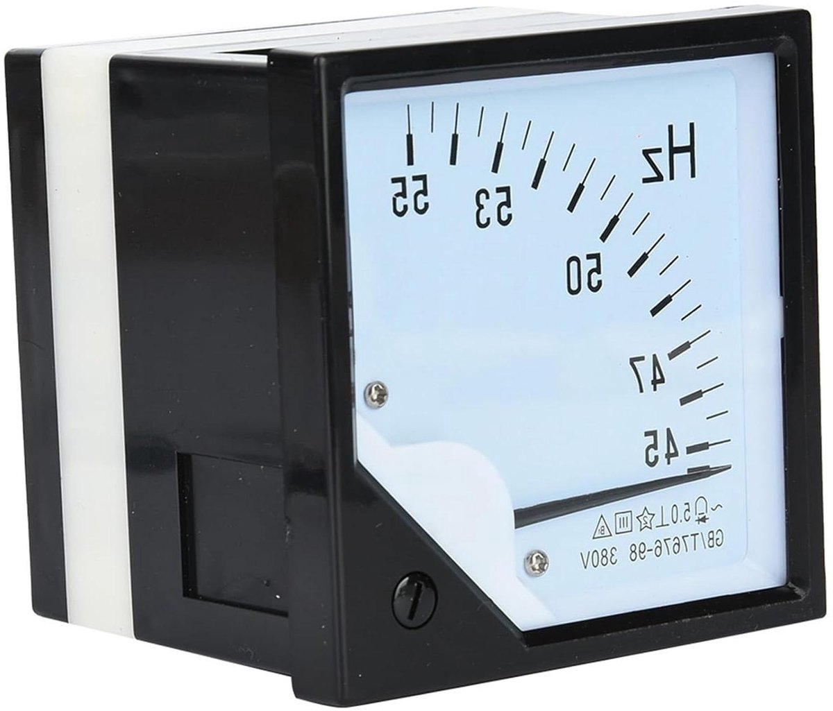 Industriële Frequentiemeter - AC Tester Frequentieteller - Spanning Meten - Hoge Nauwkeurigheid - 45-55Hz - Zwart