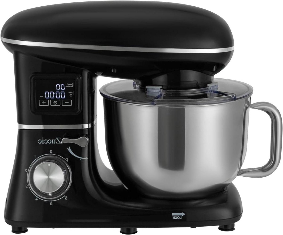 Keukenmachine - Deegmixer - Bakken en Mixen - LCD Timer - 6.6L Kom - Zwart