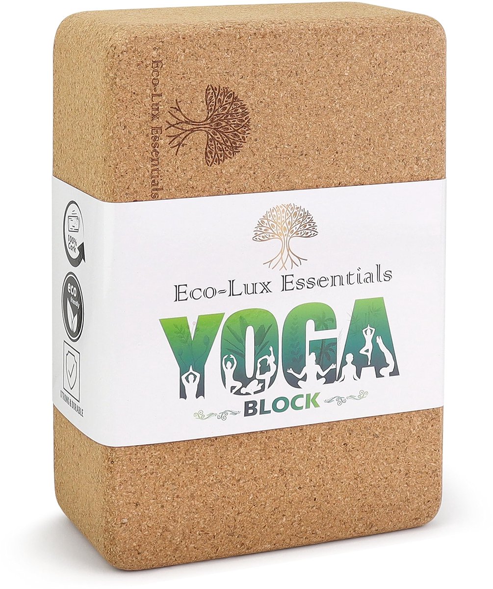 Yogablok - Antislip oppervlak - Duurzaam kurk - Ideaal voor yoga en pilates - SnelShoppen