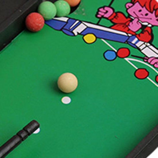 Kinder Biljartspel - Pooltafel Speelgoed - Interactief Spelen - Hand-Oog Coördinatie - 15 x 9 x 12 cm - Niet gespecificeerd — afbeelding 4