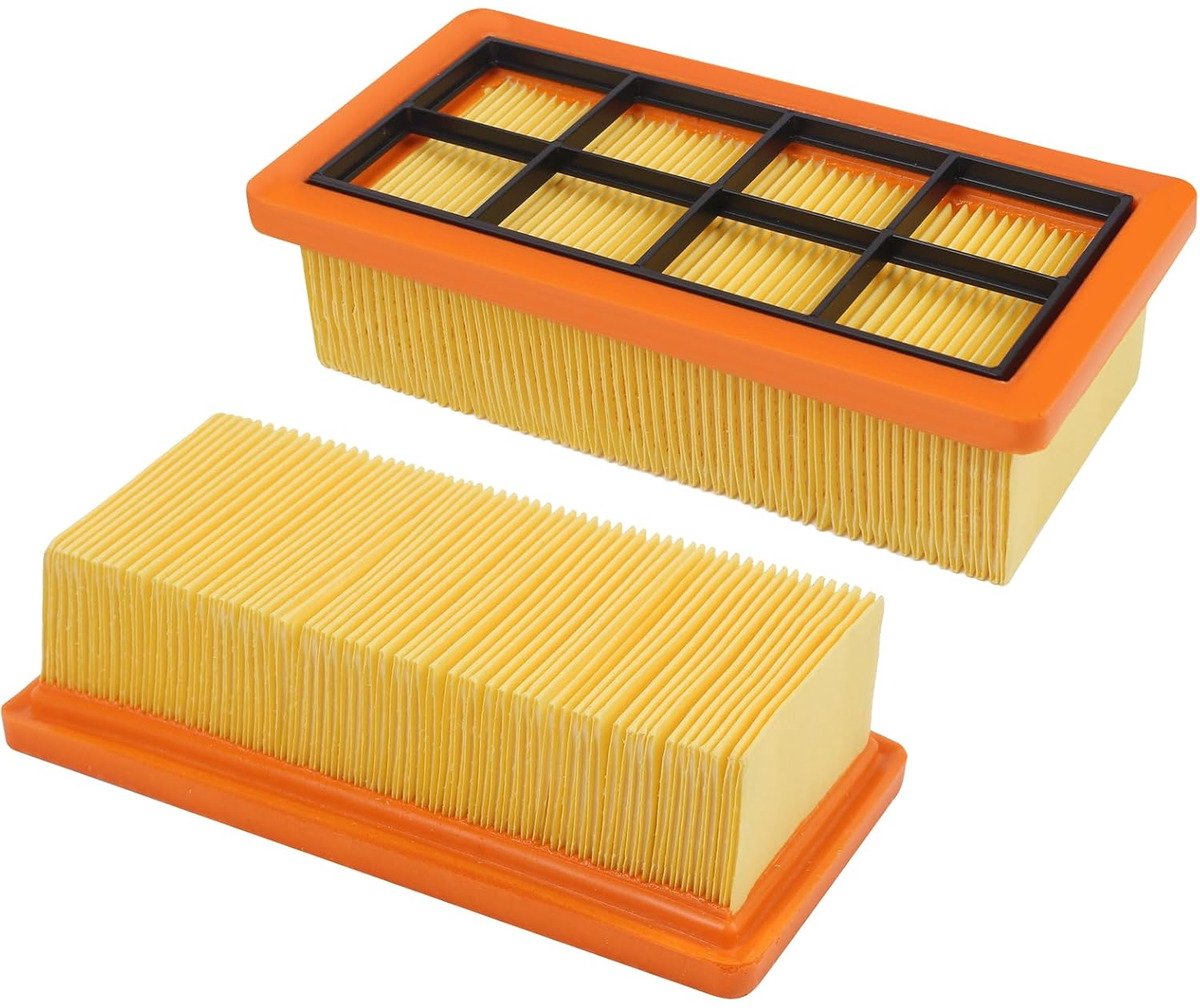 2x Vervangend filter geschikt voor Karcher AD 3200 AD 3 Premium AD 4 Premium AD2 - 6.415-953.0 KFI 7420