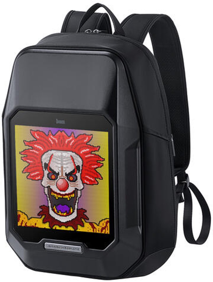 Divoom Art LED Smart Cyberpunk backpack, black