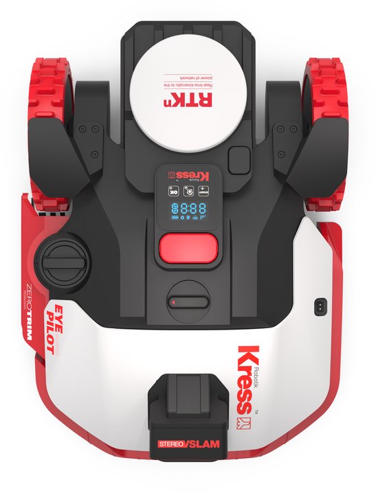 Kress EyePilot® KR261ES - RTKⁿ 1000m² AI robotmaaier met Stereo VSLAM camera, ZeroTrim 4G van Kress — afbeelding 2