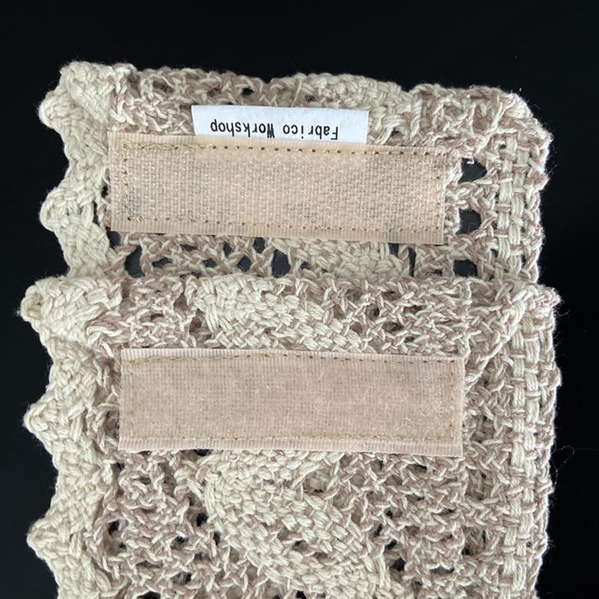 Workshop 2 stuks gordijn handgemaakte Tiebacks Decoratieve Gordijn Holdbacks met crème paar (lang 40 cm)