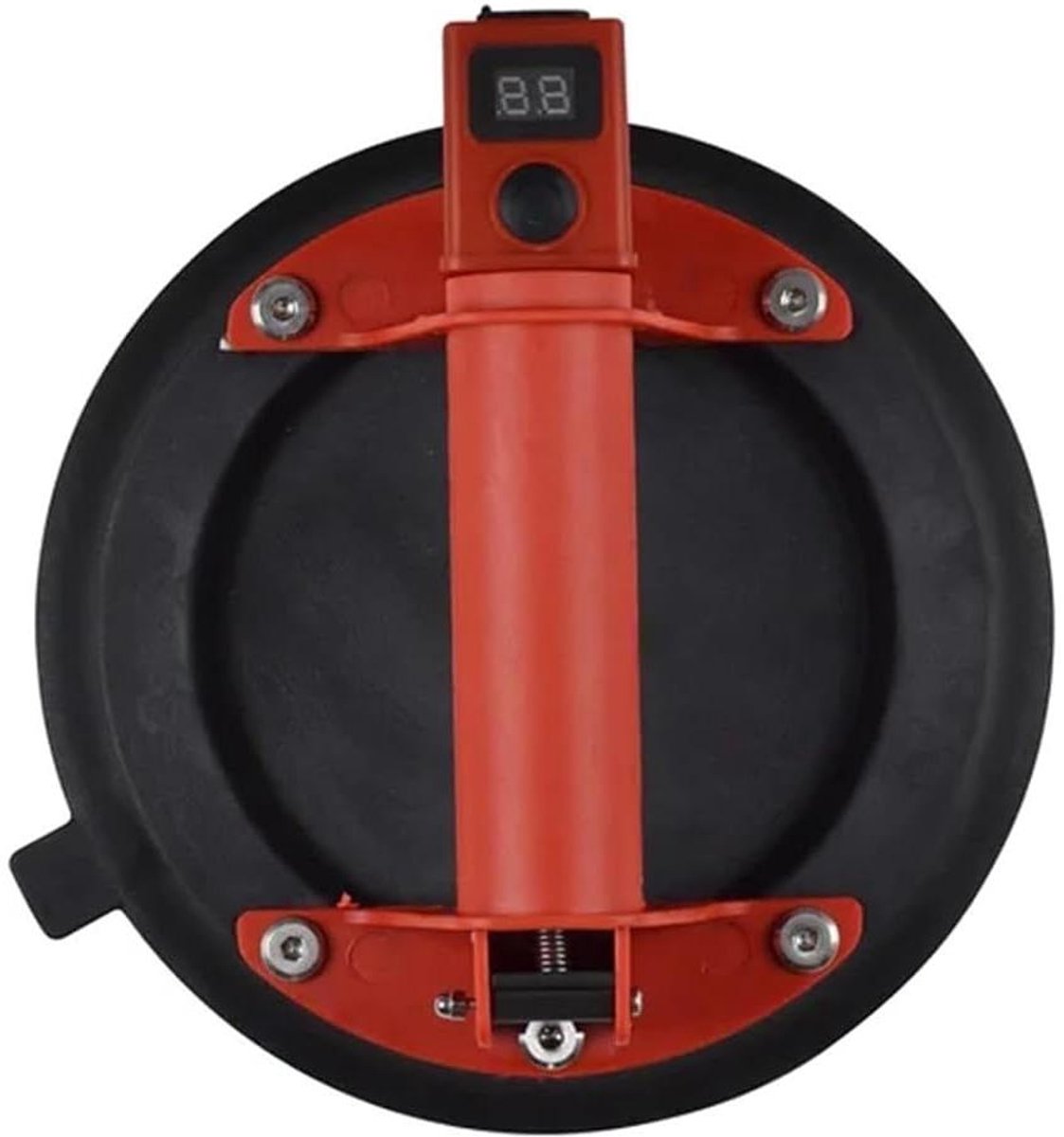 Elektrische Vacuümpomp - Zuignap Tilhulp - Glas Tegels Verplaatsen - Krachtige Zuigkracht - 8 Inch - Rood