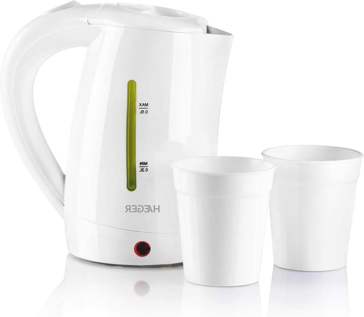 Elektrische waterkoker - Reis waterkoker - Snel water koken - Automatische uitschakeling - 05 liter - Wit