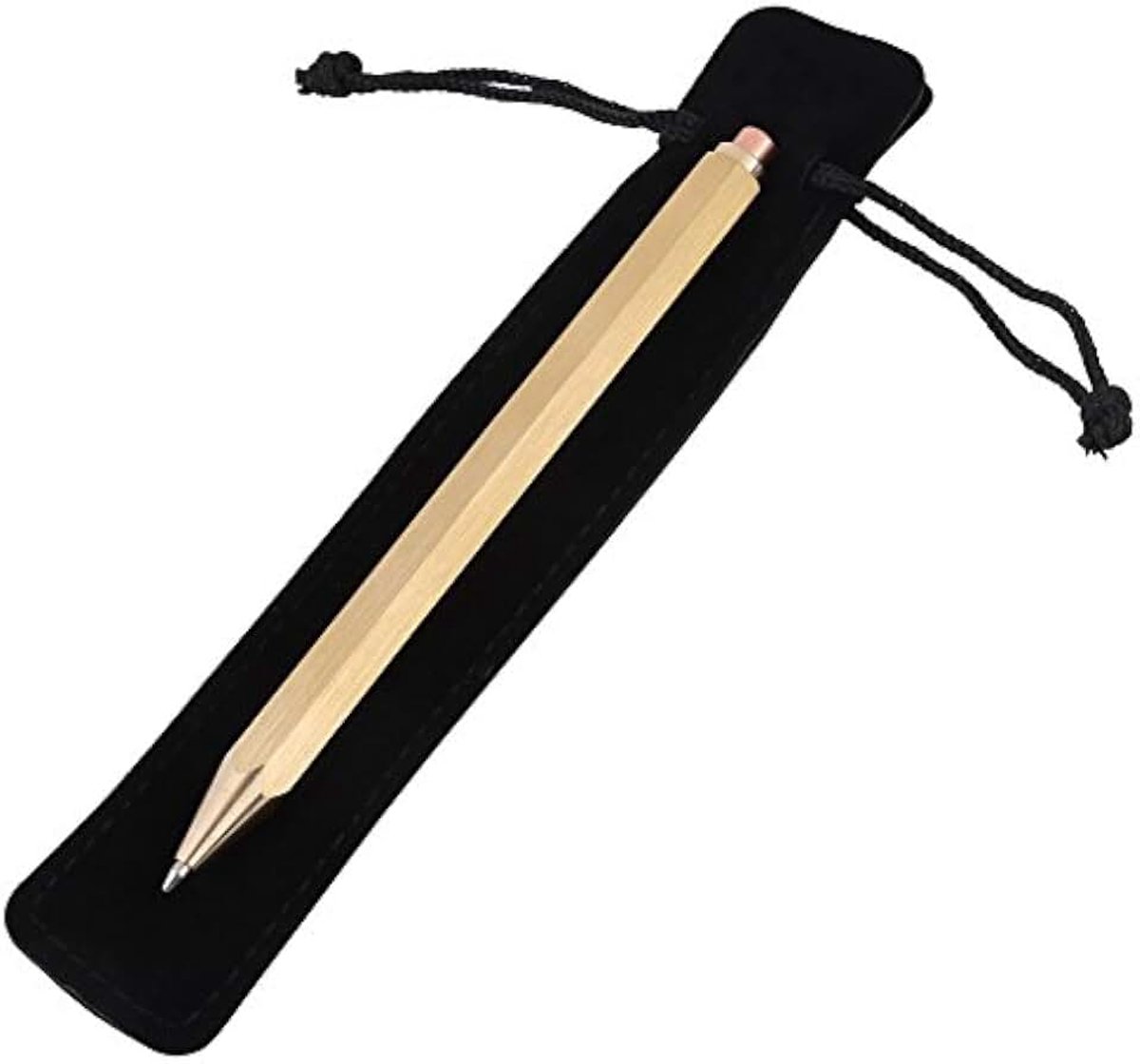 Messing Delicate Signature Pen van massief messing voor schoolscholen zakpen