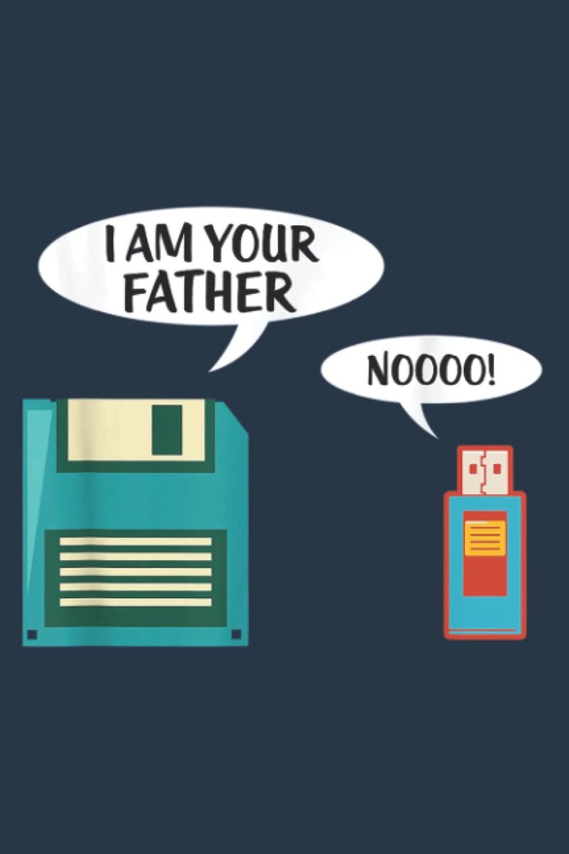 Am Your Father USB Floppy Disk IT Computer Geek Nerd: Notebook A5 size, 120 pages