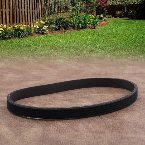 Aandrijfriem Grasmaaier - Vervangingsriem Rubber - Gazon Onderhoud - Gesloten Lus Ontwerp - 12 mm Breed - Zwart — afbeelding 2