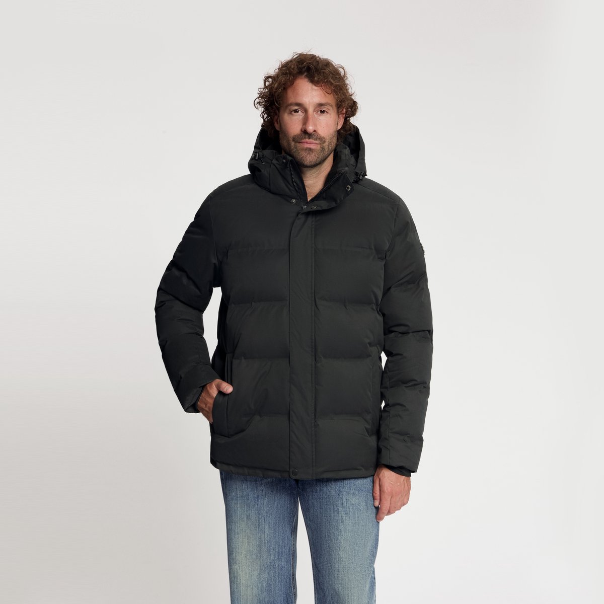 Travelin' Andreas Heren - Puffer winterjas - Waterdicht - Zwart