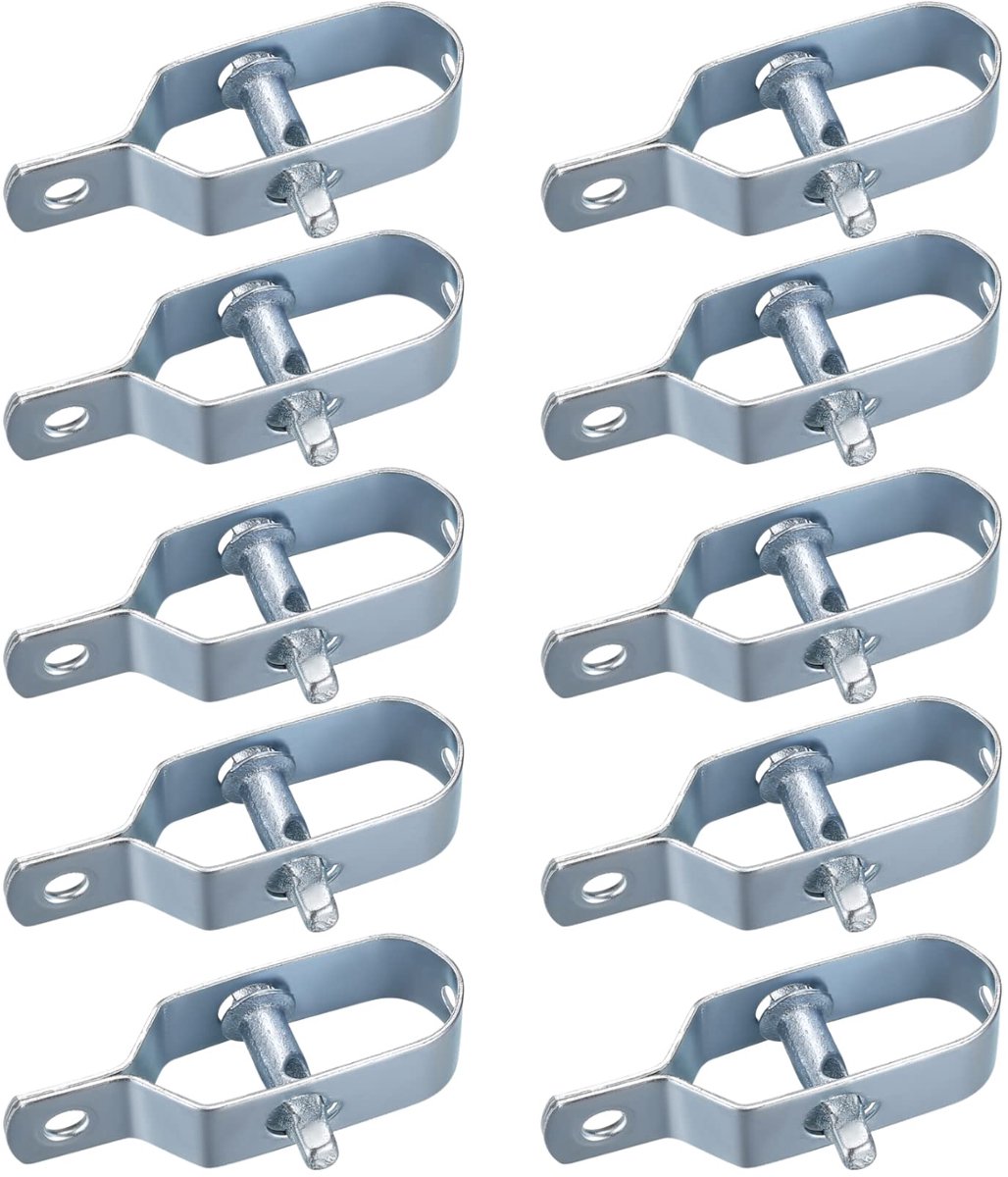 10 Stuks Verzinkte Draadspanners, Spanningsdraad voor Gaashek, Spanningsregelaars voor Draadhek, Tuin Spanningsdraad voor Wildafsluiting, Boshek, Weidehek, Knoopnet Hek