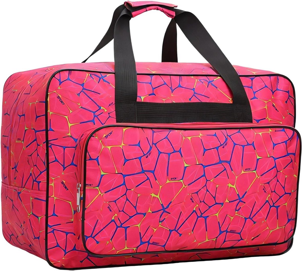 Reistas Naaimachine - Opbergtas Accessoires - Naaien en Hobby - Voorvak voor Extra's - 38x18x25 cm - Zwart