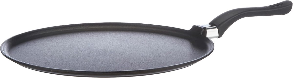 Crêpepan 32 cm - aluminium - anti-aanbaklaag - ideaal voor heerlijke crêpes - SnelShoppen