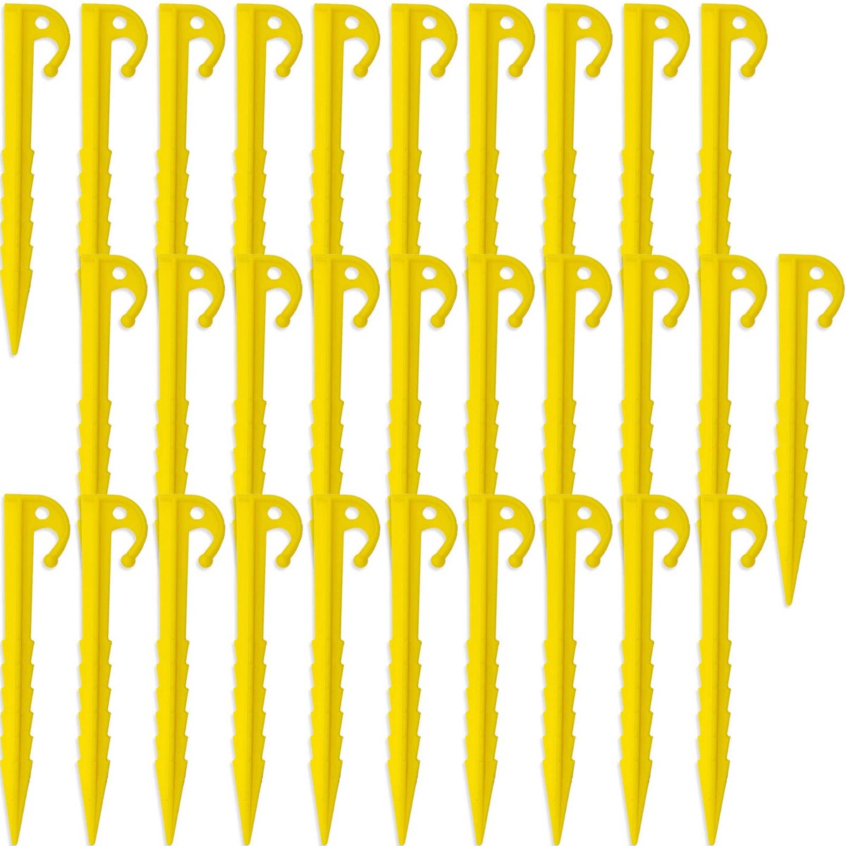 Tentharingen, zware plastic tentnagels voor het bevestigen van camping tent regen zeilen tuin onkruid mat