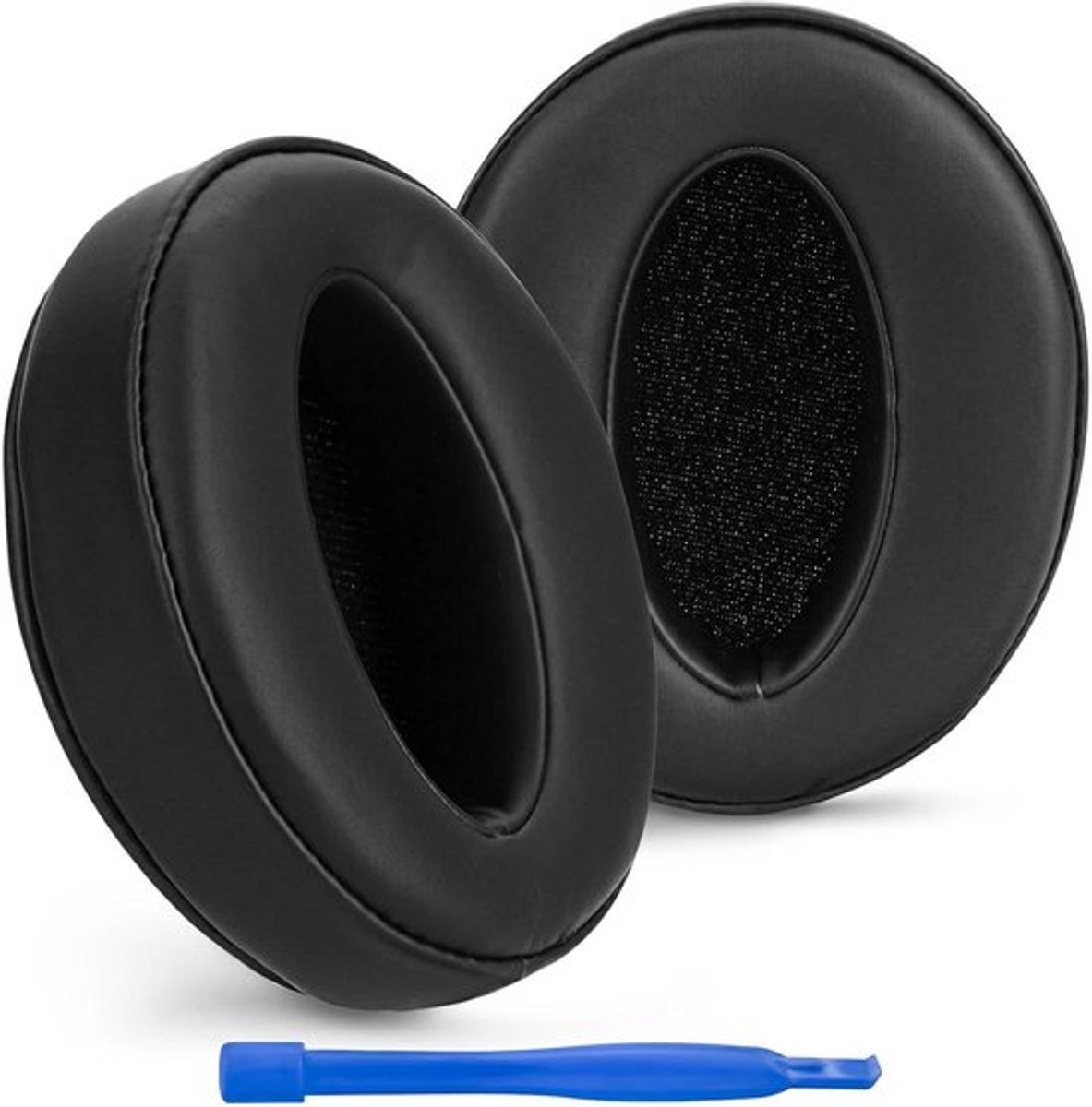 Vervangende Oorkussens - Hoofdtelefoon Accessoires - Comfortabel - Zacht - Duurzaam - Oorkussens - Geschikt voor Diverse Modellen - Zwart - Oorkussens voor Hoofdtelefoon, Headset Oorkussens (Zwart)