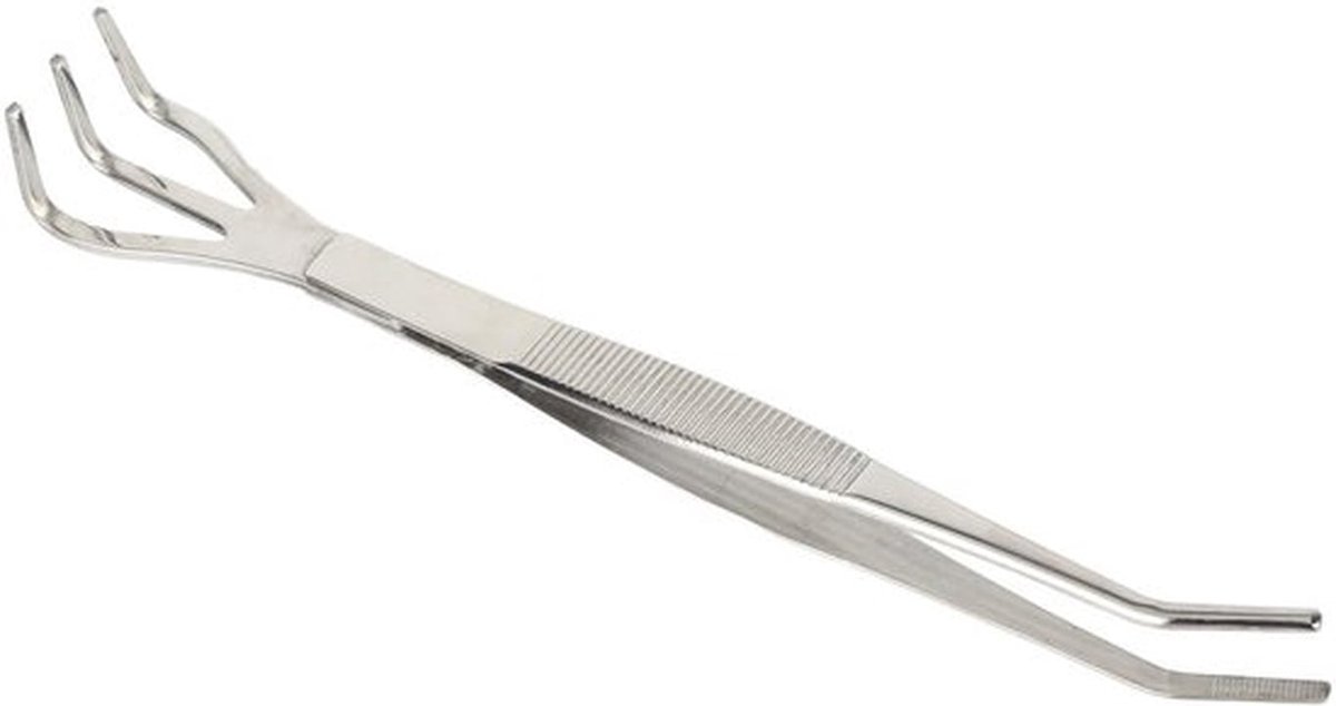 Bonsaigereedschap 2 in 1 - Wortelhark/Pincet - Roestvrij Staal - Ergonomisch Ontwerp - Antisliphandvat - Duurzaam en Slijtvast - Tuingereedschap