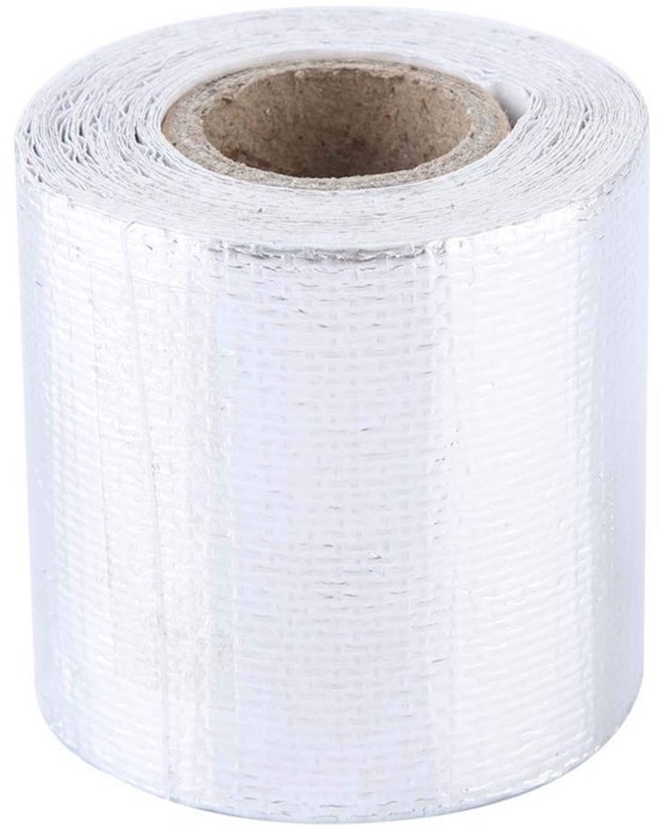 Aluminium Plakband 5m x 5cm - Reflecterend - Hitteschild - Lichtgewicht - Warmtebescherming - Aluminiumfolie - Isolatietape