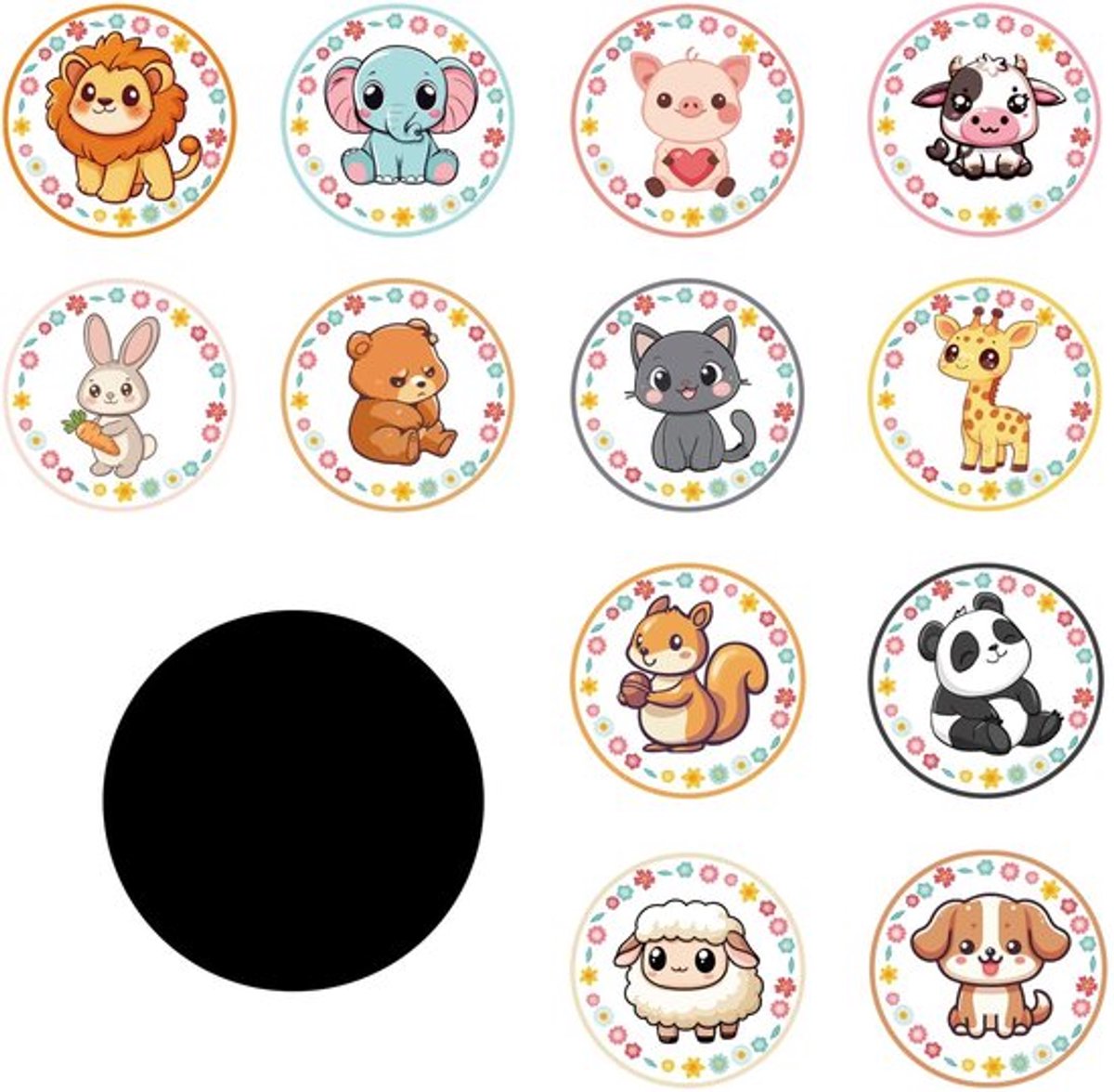 Stickers Zindelijkheidstraining 24 Stuks - Zelfklevende Stickers - Educatieve Benodigdheden - Kleurrijk PVC - 7 cm Diameter - Toilettraining - Toilettrainingstickers