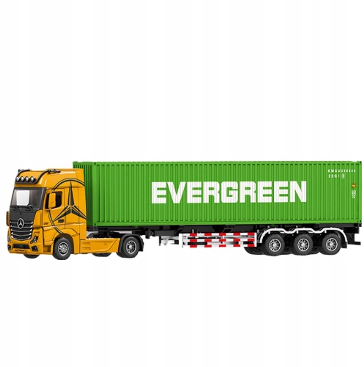 Evergreen Groene Trailer Vrachtwagen Speelgoed 1:24