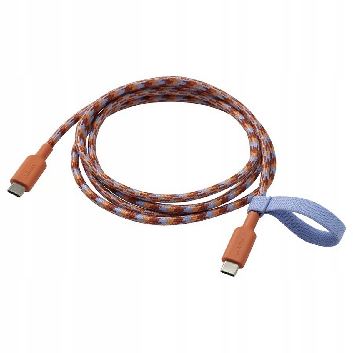 IKEA LILLHULT USB-C-kabel - 1,5 m, 60 W, oranje/paars