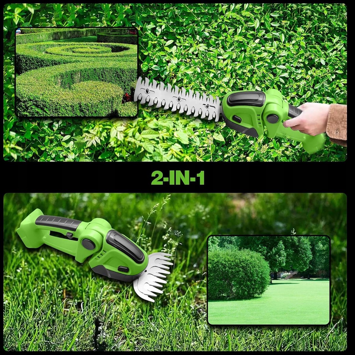 Bedee Heggenschaar Accu - Gras thumbnail 4