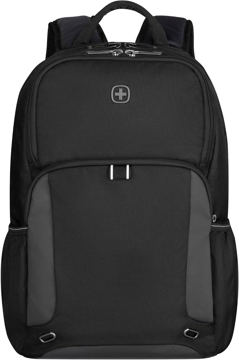 Zwarte Laptoprugzak voor 15,6 Inch Laptops met Tablettas