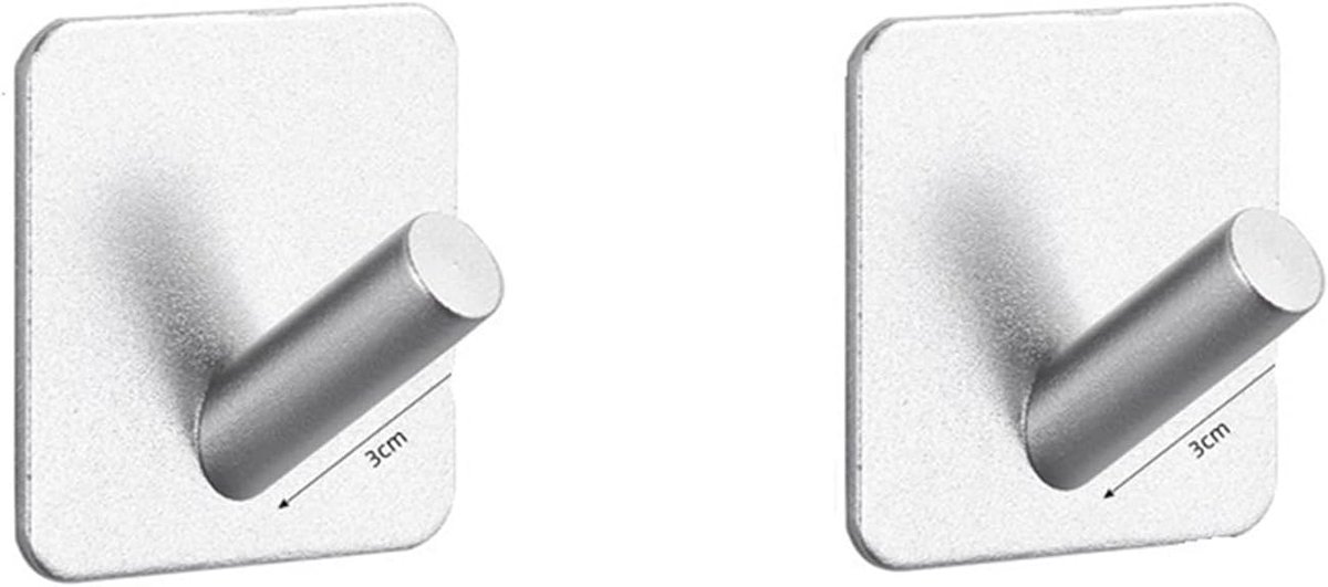 muurhaken Sleuteldoek Badkamer Keuken Hardware Rek Plank Tas Haak Organizer (Color : CSL2PCS)