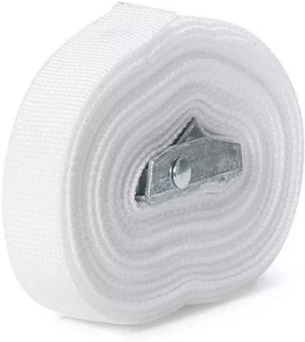 200 cm slingerband voor motorfiets, vrachtgesp, witte riem